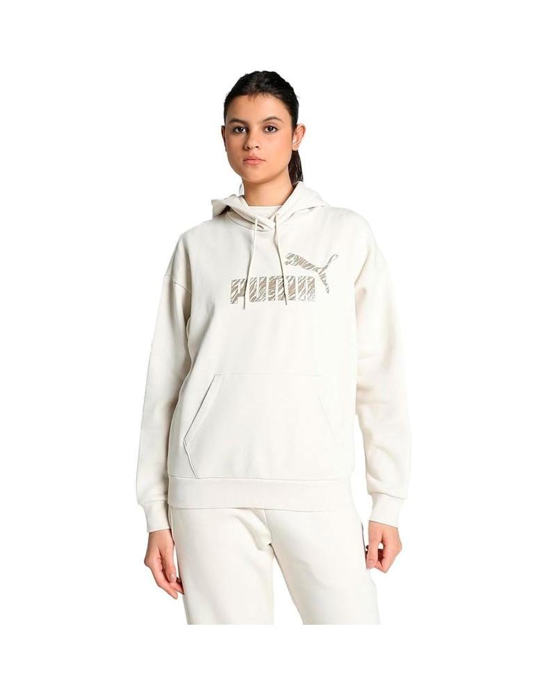 PUMA ESSANIMAL HOODIE ALPINE SNOW BEIGE BEIGE
