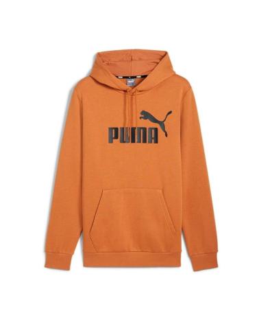 PUMA KAPUZENPULLOVER ESS-2 COL BIG LOGO BRAUN 586687-19 MARRóN