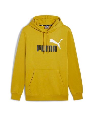 PUMA HOODIE ESS-2 COL BIG LOGO 586764-29 GELB AMARILLO