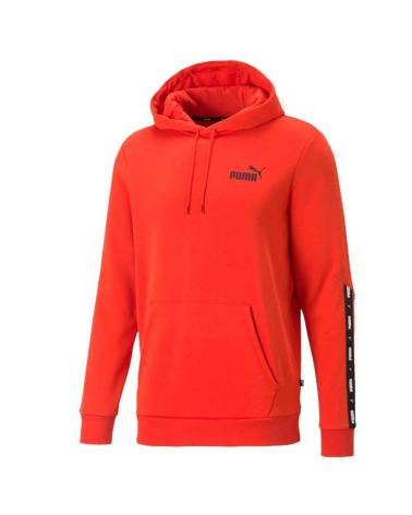 SUDADERA CON CAPUCHA PUMA ESS TAPE 849040-33 ROJA HOMBRE ROJO