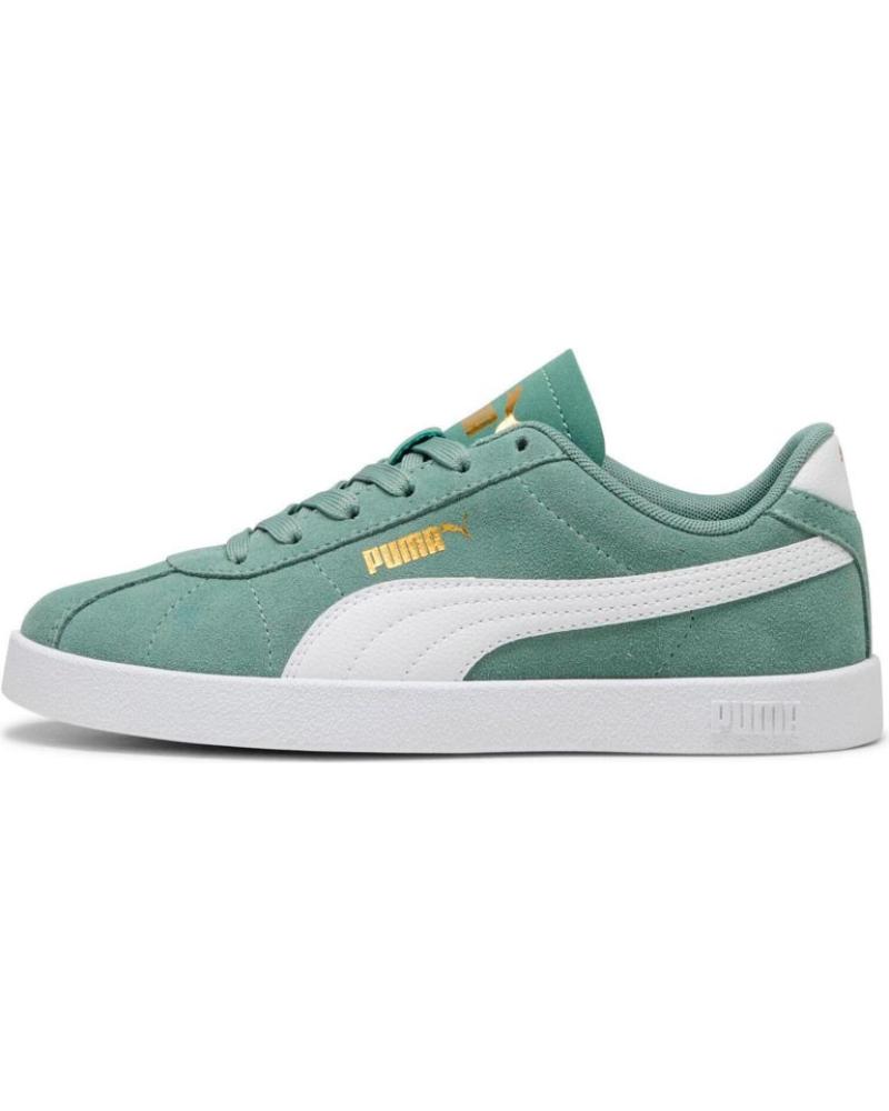 PUMA CLUB II JR 398886-06 BLANCO VERDE