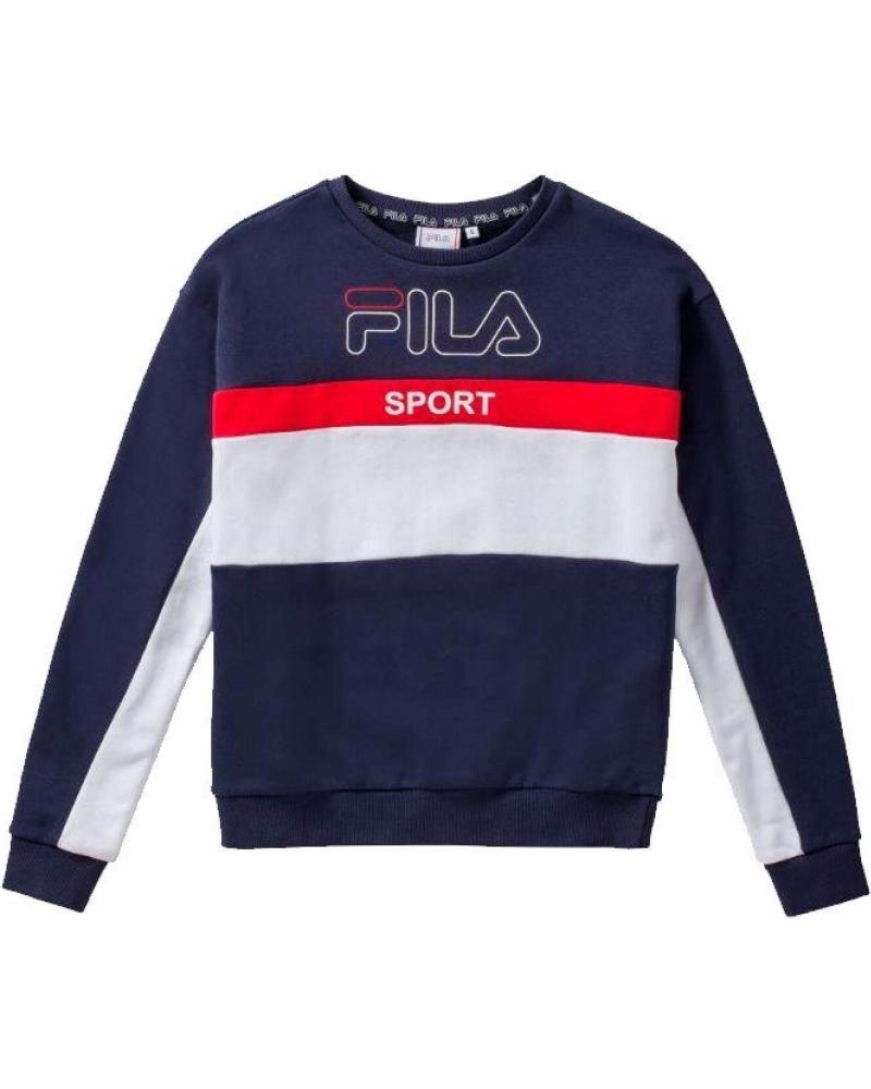 FILA SUDADERA MIKA CREW SWEAT MUJER IRIS K14 682853-K14 NEGRO