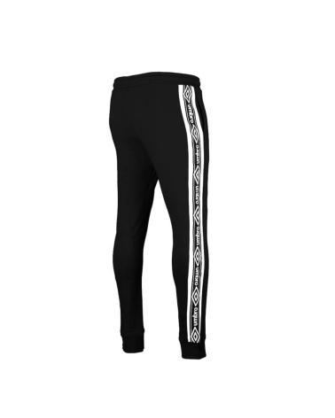 UMBRO TAPED FLEECE JOGGER HOSE SCHWARZ NEGRO