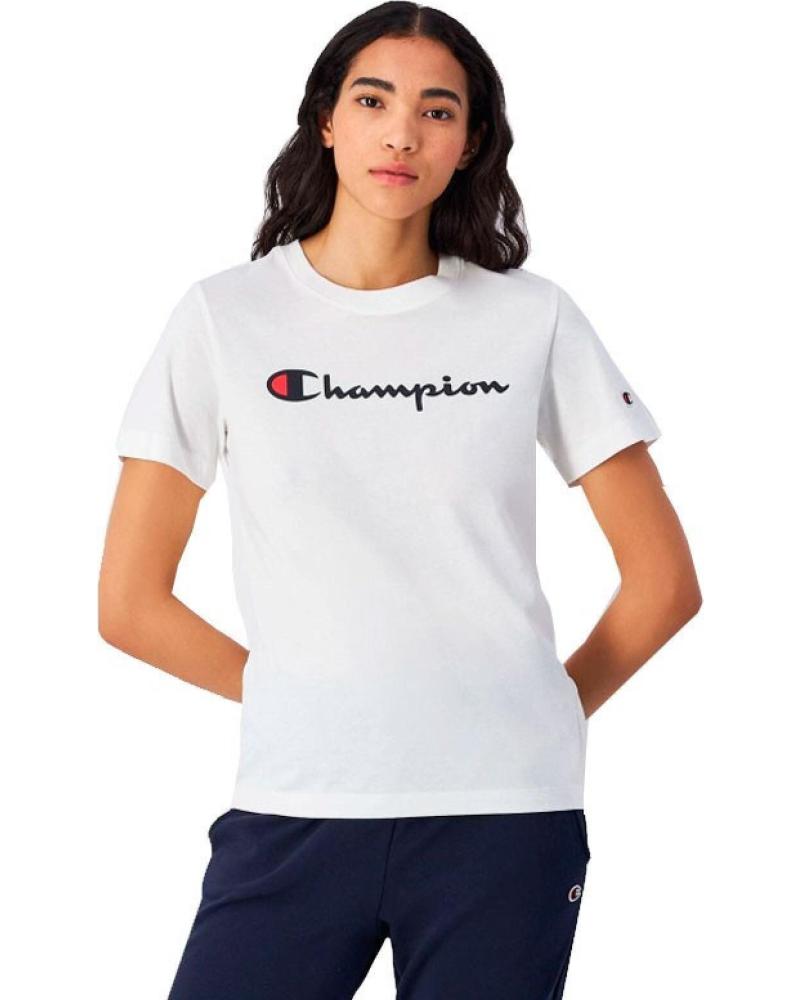 Camisetas-para-mulheres-CHAMPION-CAMISETA-MUJER-118090-WW001-WHT-BLANCO