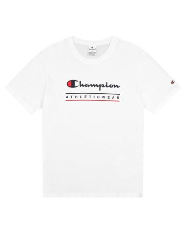 CHAMPION WW001 T-SHIRT WHITE WITH LOGO WW001