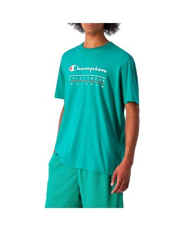 CHAMPION T-SHIRT STANDARD FIT 220772-GS130 VERDE GS130