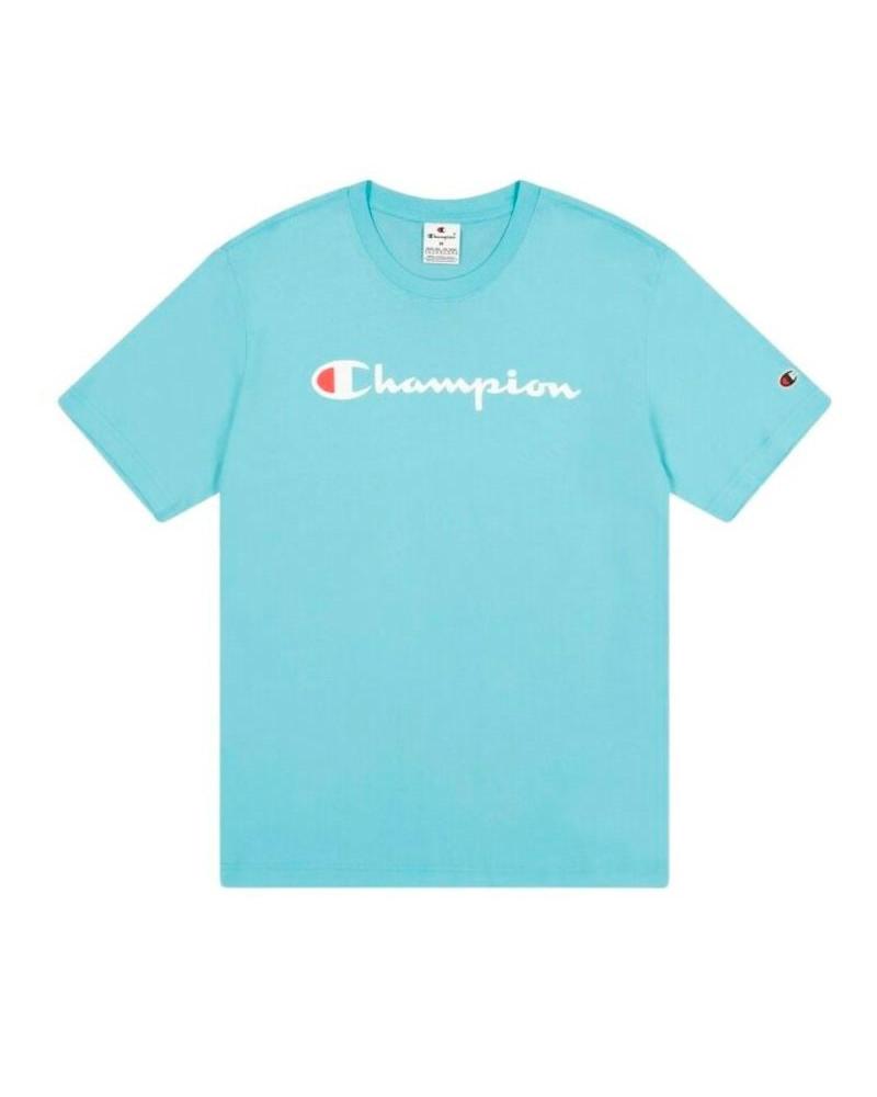 CHAMPION CAMISETA DE MANGA CORTA EN PARA HOMBRE AZUL