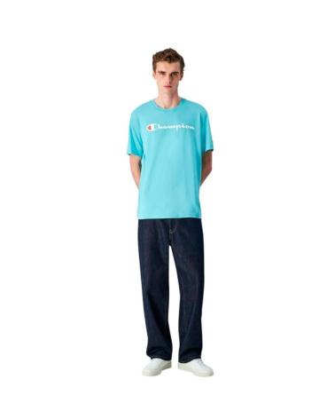 T-SHIRT CHAMPION LEGACY CELESTE 220256-BS184 AZUL