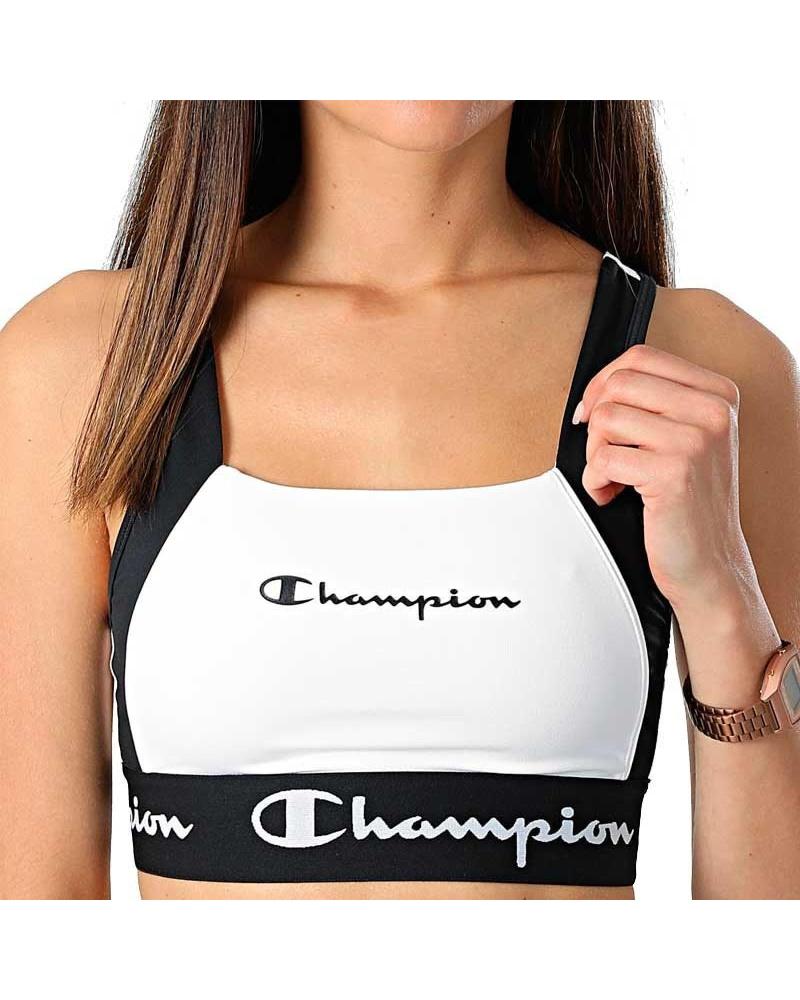 CHAMPION SUJETADOR DEPORTIVO TOP 115025 WW001 BLANCO