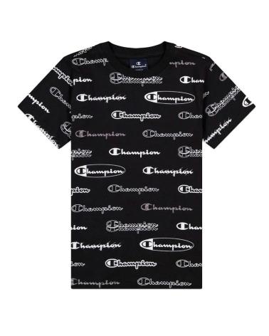 CHAMPION CAMISETA NIÑO 305934-KL001 NEGRO