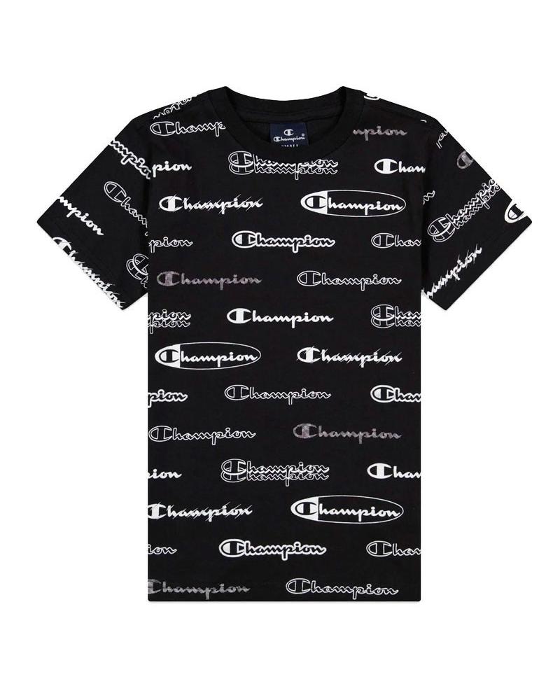 CHAMPION CAMISETA NIÑO 305934-KL001 NEGRO