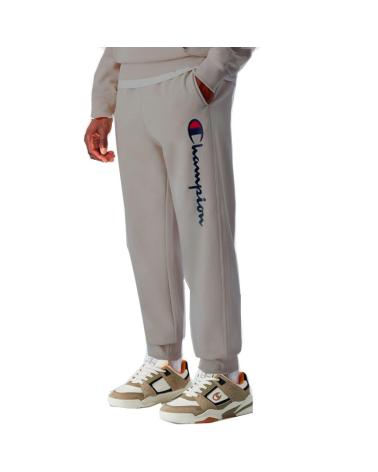 CHAMPION 220293-ES057 BEIGE MEN'S TRACKSUIT BOTTOMS BEIGE