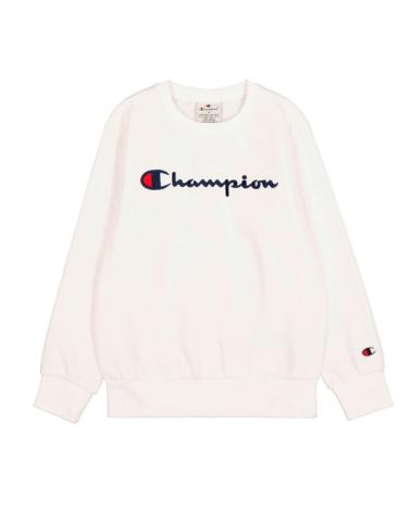 CHAMPION KINDER-SWEATSHIRT 306875-WW001 WEISS BLANCO