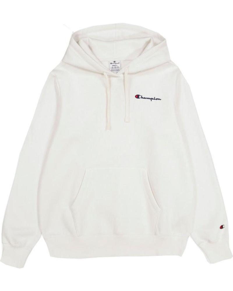 Sweats-à-capuche-pour-femmes-CHAMPION-SUDADERA-MUJER-117530-WW003-BLANCO
