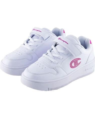 Sapatilhas-casuais-para-menina-CHAMPION-REBOUND-18-PLATFORM-GLITTER-G-BLANCO
