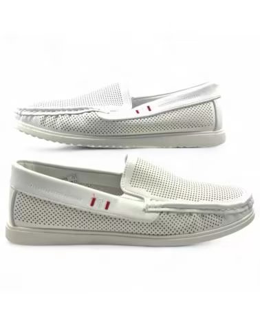 TIMBOS MOCASSINO UOMO 131529 BIANCO BLANCO