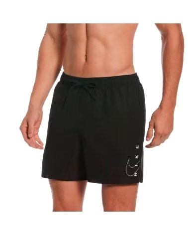 NIKE COSTUM DA BAGNO PERFORMANCE VOLLEY SHORT NESSC601 NERO NEGRO