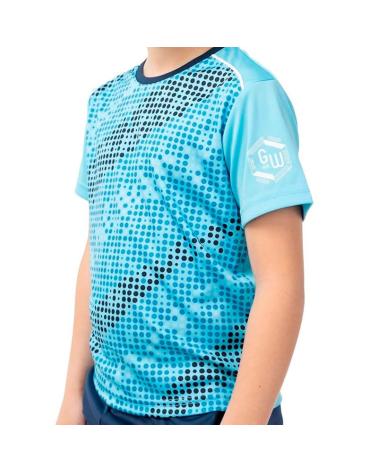 COMPLETO SPORTIVO KOALAROO NALELE JR. TURCHESE NEON E BLU PER BAMBINI AZUL
