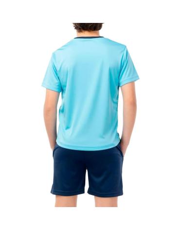 COMPLETO SPORTIVO KOALAROO NALELE JR. TURCHESE NEON E BLU PER BAMBINI AZUL