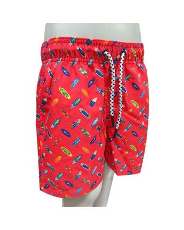 Costume-da-bagno-corto-da-ragazzo-KOALAROO-BAÑADOR-NIO-KANOMI-JR-NEON-RED-ROJO