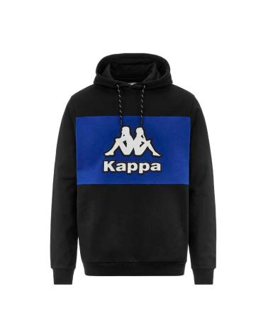 SWEAT-SHIRT KAPPA FERTI SWT NOIR ET BLEU ROYAL - 341P88W-A0I NEGRO