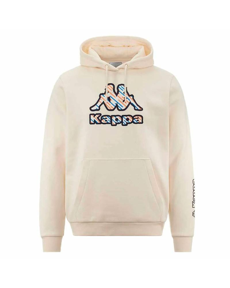 SWEAT-SHIRT KAPPA FETRO BEIGE WHITE WHISPER BEIGE