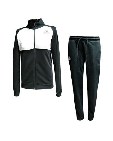 TUTA KAPPA A09 DA UOMO - NERO/BIANCO A09