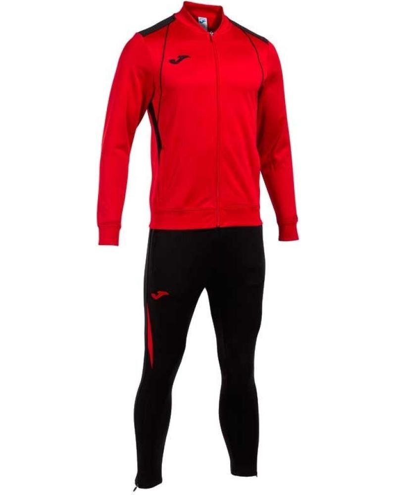 TUTA JOMA CHAMPIONSHIP VII 103083 601 ROSSA CON TASCHE E CERNIERA ROJO