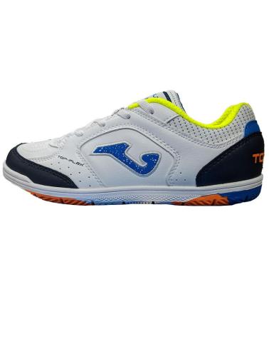 Lässige-sneaker-für-mädchen-JOMA-TOP-FLEX-JR-2502-INDOOR-BLANCO