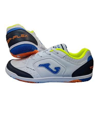 Lässige-sneaker-für-mädchen-JOMA-TOP-FLEX-JR-2502-INDOOR-BLANCO