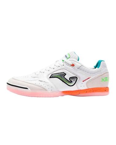 Lässige-sneaker-für-herren-JOMA-TOP-FLEX-2532-INDOOR-BLANCO-ROJO-PIEL-VERDE
