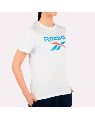 REEBOK CAMISETA MUJER IDENTITY BIG LOGO BLANCO