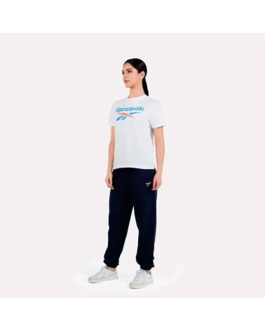 REEBOK CAMISETA MUJER IDENTITY BIG LOGO BLANCO