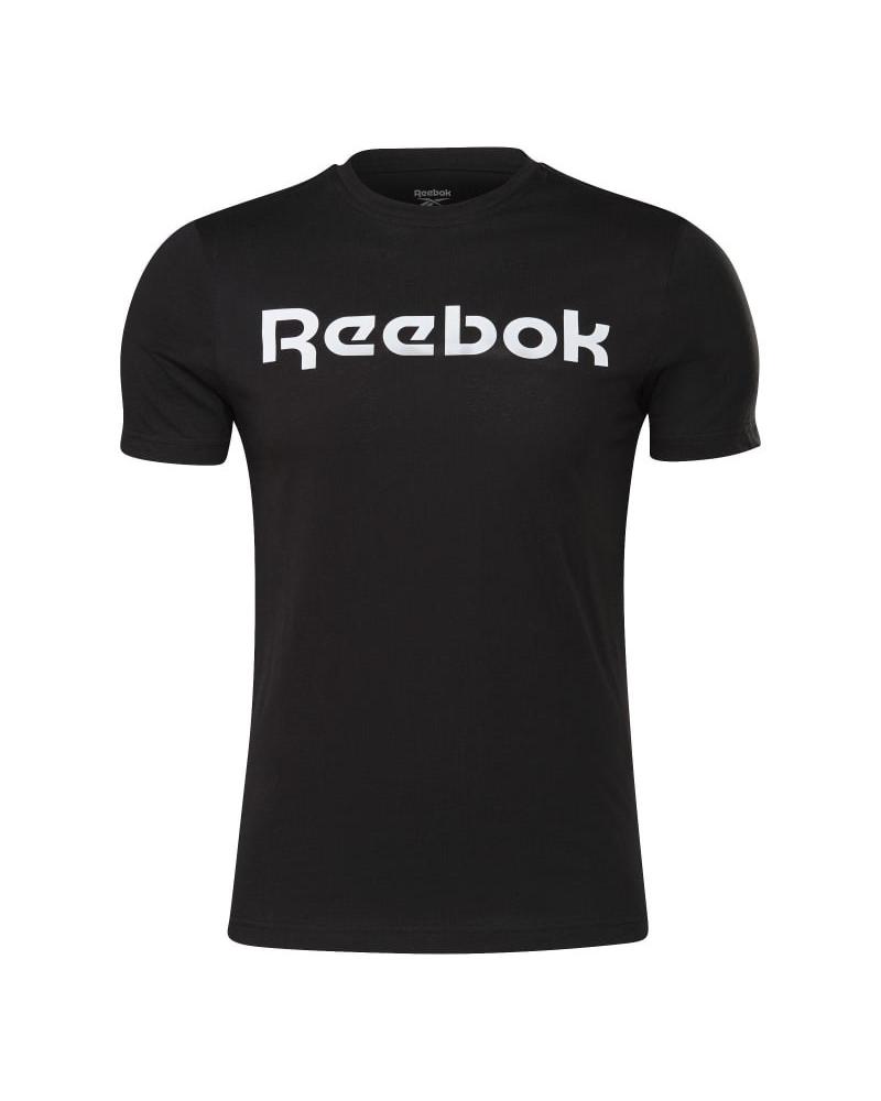 REEBOK T-SHIRT GS LINEAR RE GJ0136 NERA NEGRO
