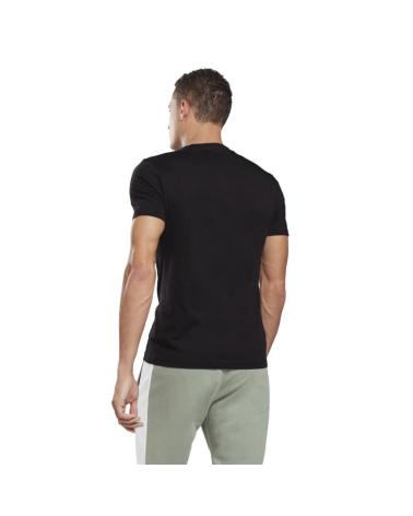 REEBOK T-SHIRT GS LINEAR RE GJ0136 NERA NEGRO