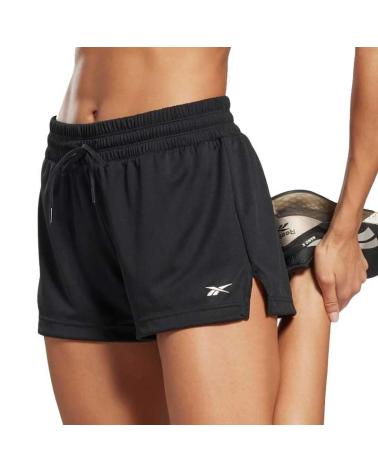 REEBOK PANTALON MUJER WOR KNIT POLY SHORT GI6856 NEGRO