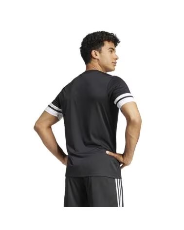 ADIDAS SQUAD 25 JG5832 T-SHIRT SCHWARZ MIT WEISSEN DETAILS NEGRO