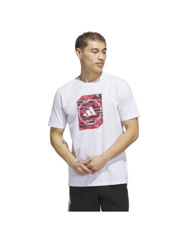 ADIDAS CAMISETA M C CAMO BOX T BLANCA JI6763 BLANCO