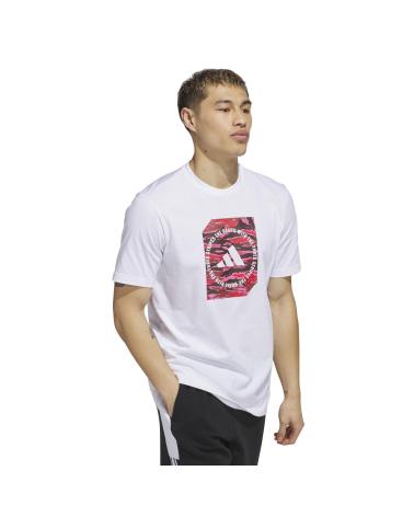 ADIDAS CAMISETA M C CAMO BOX T BLANCA JI6763 BLANCO