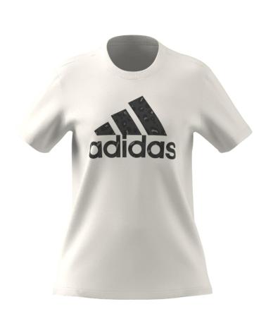 CAMISETA DEPORTIVA MUJER ADIDAS W ANIMAL GT LOGO BLANCO BLANCO