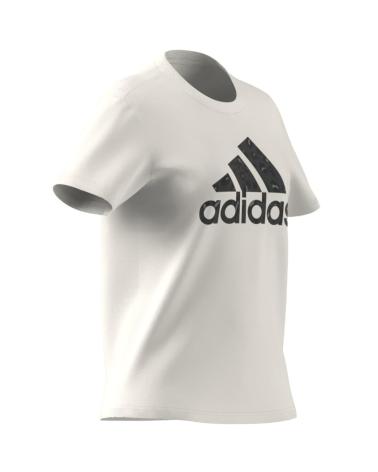 T-SHIRT SPORTIVA DONNA ADIDAS W ANIMAL GT LOGO BIANCA BLANCO