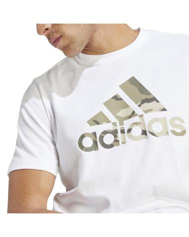 ADIDAS BADGE OF SPORT CAMO GRAPHIC T-SHIRT IN6472 WHITE BLANCO
