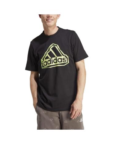 ADIDAS T-SHIRT FOLDED BADGE GRAPHIC IM8300 NOIR NEGRO