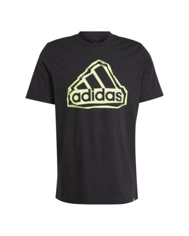 ADIDAS T-SHIRT FOLDED BADGE GRAPHIC IM8300 NOIR NEGRO