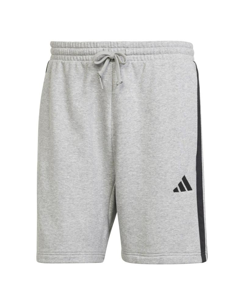 ADIDAS ESSENTIALS SHORTS JE6419 GREY WITH BLACK STRIPES MULTICOLOR