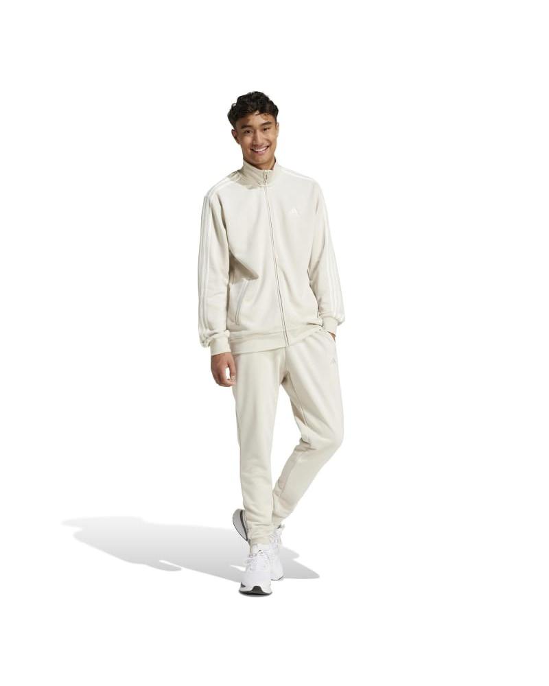 SURVÊTEMENT ADIDAS 3S FT TT TS BEIGE IY6653 POUR HOMME BEIGE