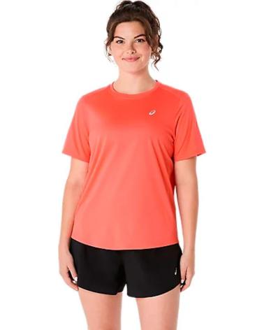 ASICS CAMISETA MUJER CORE SS TOP 2012D170-700 CORAL REEF NARANJA