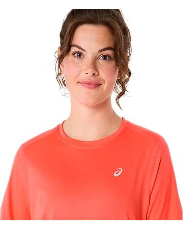 ASICS CAMISETA MUJER CORE SS TOP 2012D170-700 CORAL REEF NARANJA