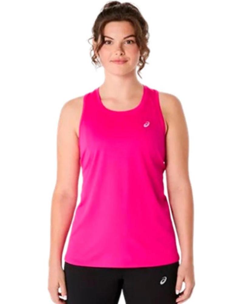 ASICS CAMISETA MUJER CORE TANK 2012D171-701 PINK RAVE ROSA