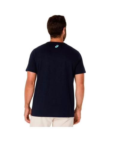ASICS CHEST LOGO SS TEE 2031E659-404 BLU AZUL